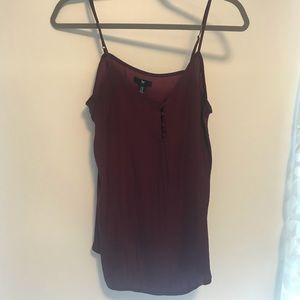 Silk tank top